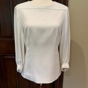 Tibi IVORY BLOUSE SIZE 8 OR MEDIUM